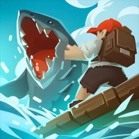 Epic Raft: Fighting Zombie Shark