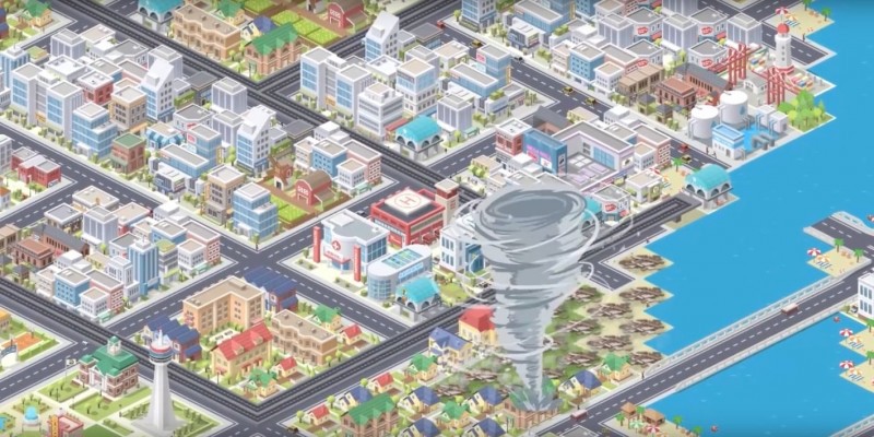 Для Pocket City вышло обновление с регионами и политиками