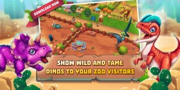 Скриншот Dinosaur Park: Primeval Zoo #2
