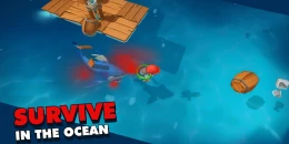 Скриншот Epic Raft: Fighting Zombie Shark #1