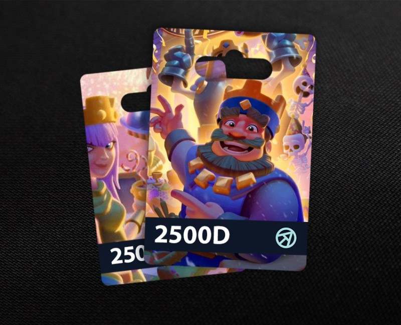 2500 Кристаллов в Clash Royale