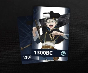 1300 Black Crystals в Black Clover M (Garena)