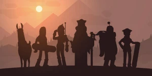 Медитация на сноуборде в стильной Alto's Adventure