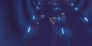 Vektor: The Courier – подсвеченный неоном киберпанк