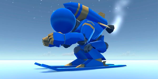 Rocket Ski Racing - лыжи плюс ракета за спиной