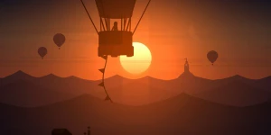 Alto's Odyssey предлагает нам скольжение по стенам, катание на воздушных шарах и ветер