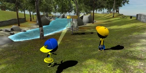 Очередная спортивная стикмен-аркада Stickman Disc Golf Battle вышла в App Store