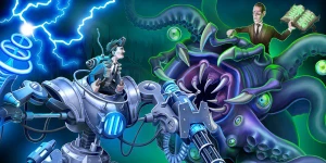 Наука против вымысла: топ-даун шутер Tesla vs Lovecraft выйдет на мобильных во втором квартале