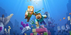 Вторая фаза Update Aquatic для Minecraft уже доступна на iOS и Android