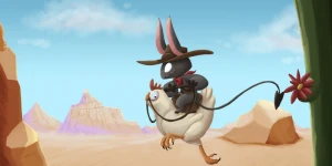 Первый взгляд на аркадный раннер Chicken Rider 