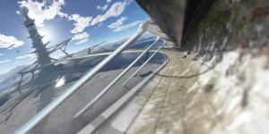 Состоялся релиз гонки Hyperdrome, в которой ценится не привычная победа