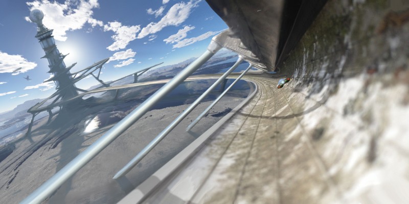 Состоялся релиз гонки Hyperdrome, в которой ценится не привычная победа