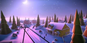 Animal Adventure: Downhill Rush - пора хватать новогодние санки