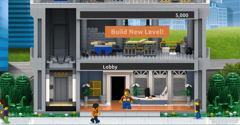 Состоялся релиз LEGO Tower — игры о строительстве и управлении собственным небоскребом