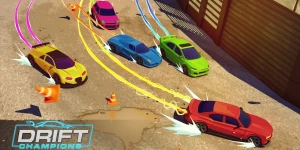 Гоночная игра Drift Champions с видом сверху выйдет на мобильные устройства