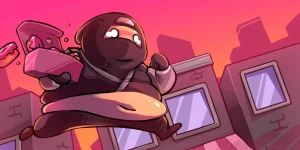 Ninja Chowdown — аркадный раннер про пончики и непутёвого ниндзя от разработчиков Hyper Light Drifter