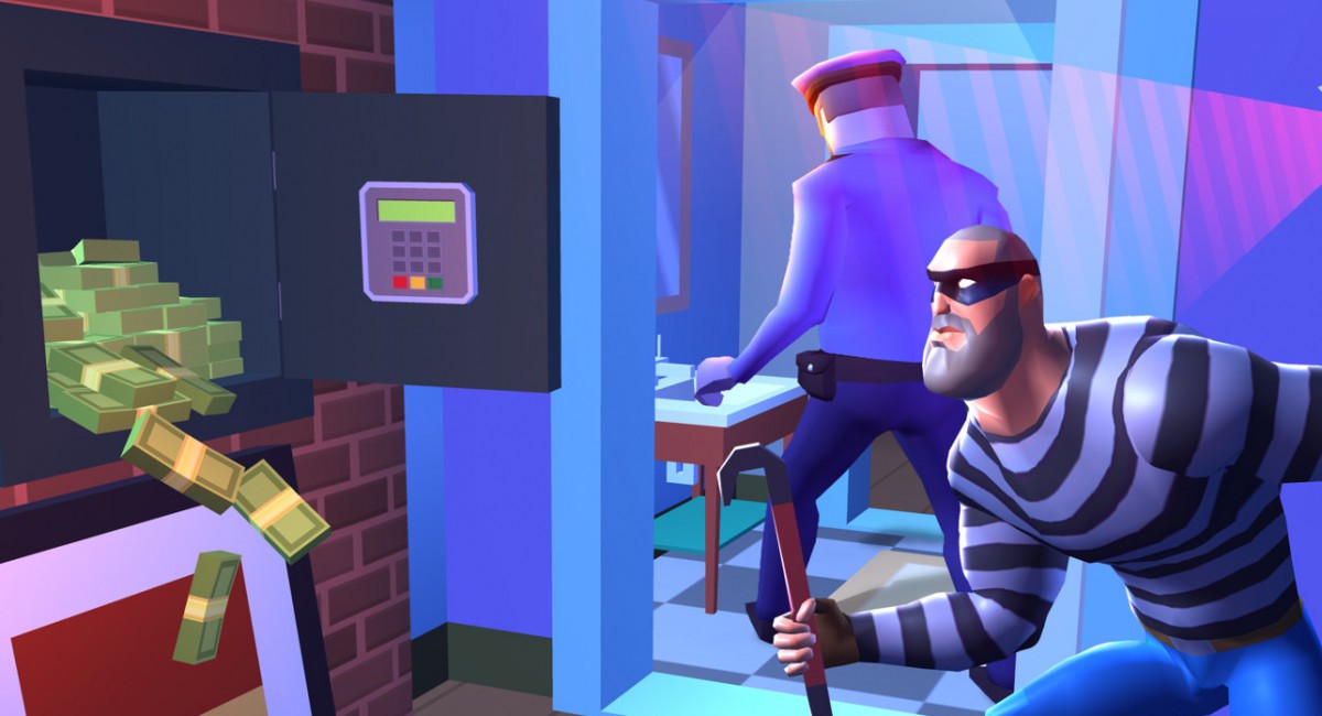 Robbery Clash Thief игра. Eroman Robbery прохождение.