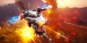 Наносим тёплый ракетный удар по зомби в Drones 4: Zombie Strike