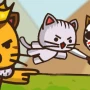 Котята защищают замки в пиксельной Numpurr Card Wars