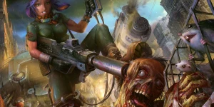 Дубасим зомби дубинкой в аркаде Zombie Shelter