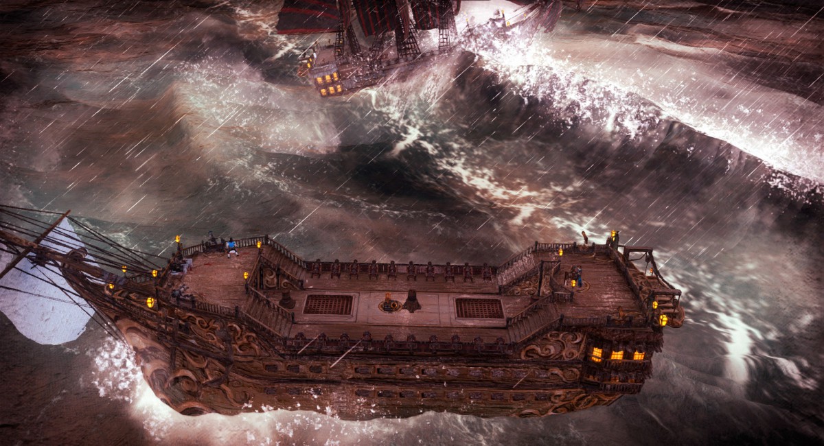 В Abandon Ship на ваш корабль нападут Кракен и Ктулху