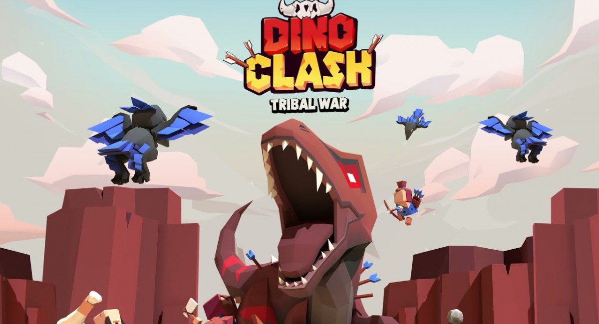Аркадный проект Dino Clash: Tribal War доступен во всём мире