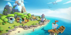 Animal Town: Merge Game — спокойная и милая игра про слияние одинаковых предметов