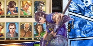 Персонажи Dragon Tiger Gate M орут и разбивают ногой асфальт