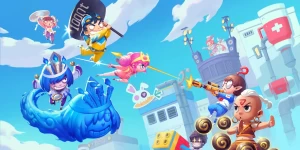 Игра Funny Fighters: Battle Royale чем-то похожа на Brawl Stars