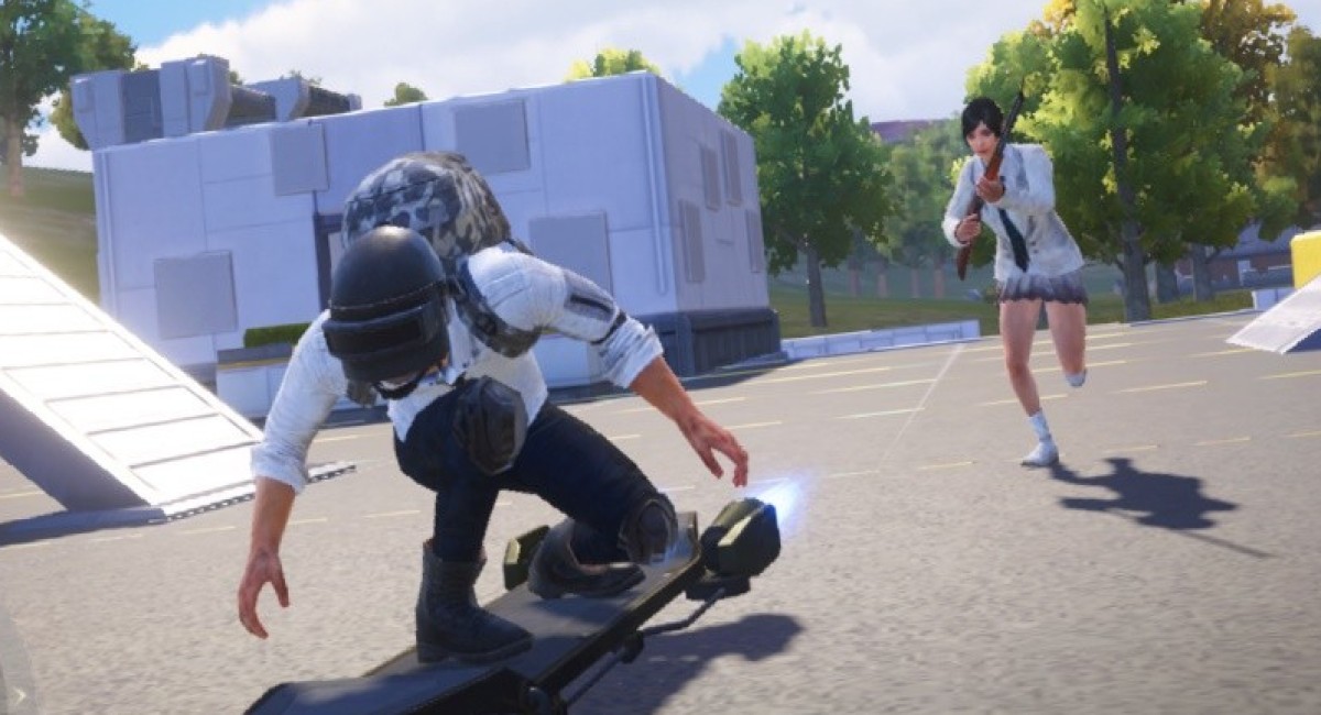 Игроки PUBG Mobile могут летать и кататься на реактивной доске