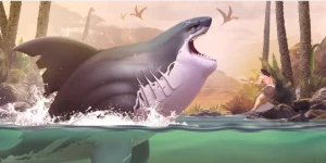 Смотрим доисторический геймплей Hungry Shark Primal