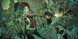 В шутере The World Has Gone взорванные зомби прилипают к экрану