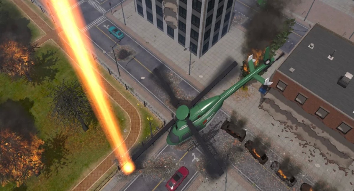 City Smash 2 позволяет разрушить город при помощи танков, ракет и НЛО