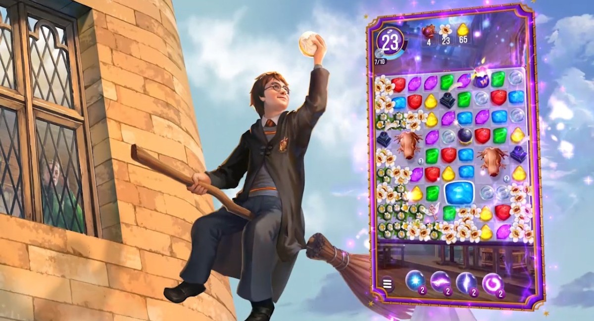 Гонка на мётлах началась в Harry Potter: Puzzles & Spells