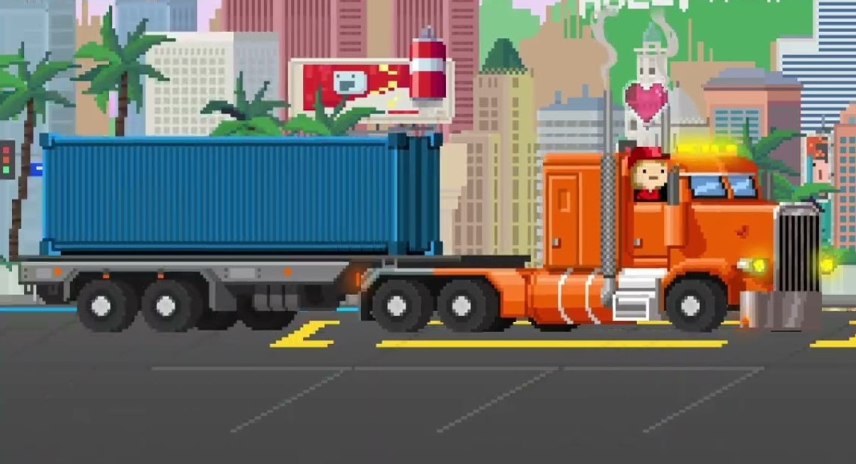 Pocket Trucks: Route Evolution это аркадный симулятор дальнобойщика