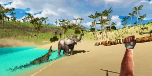 В игре Survival Island можно кататься на лодках с друзьями и стать Призрачным гонщиком