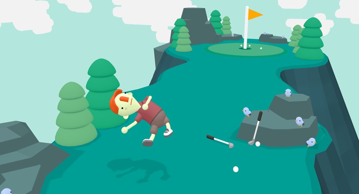 Mini Mini Golf Golf это мини-гольф с интересными уровнями