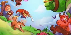 Ранняя версия King Survivor: Shoot’Em Up берёт пример с Vampire Survivors