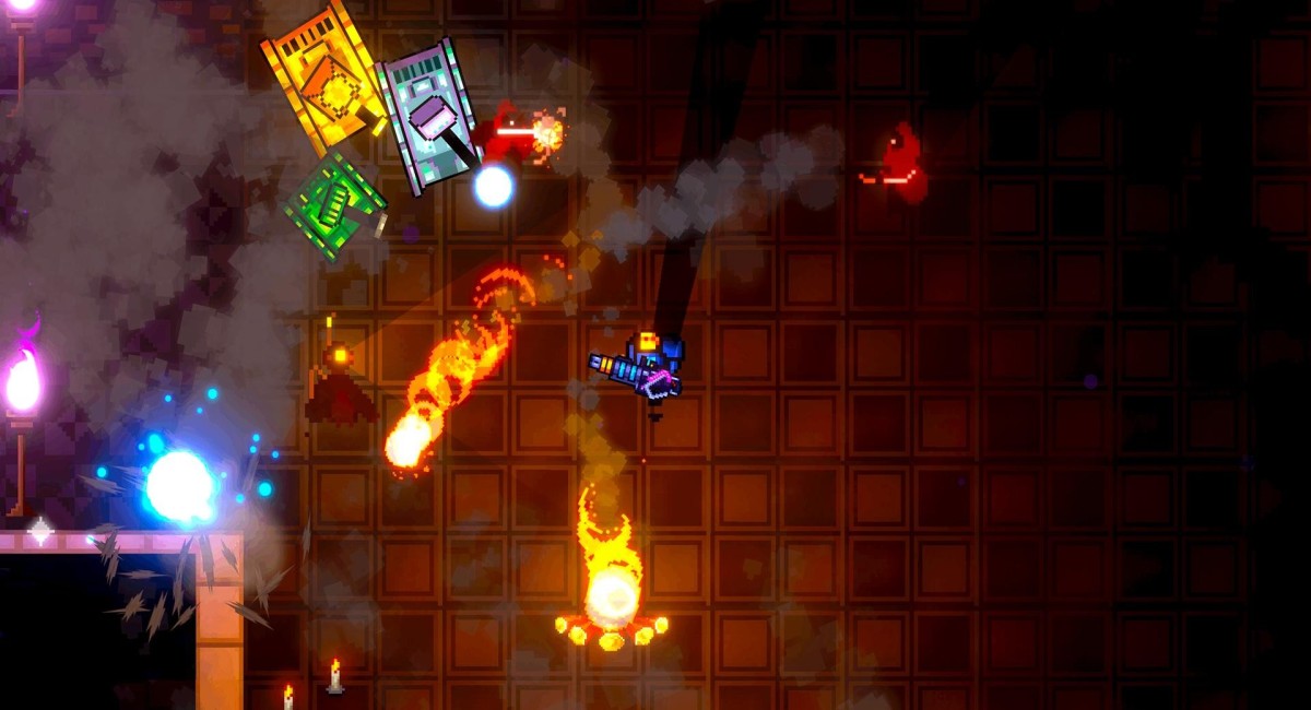 На смартфоны вышла игра Laser Tanks: Pixel RPG по типу Enter the Gungeon