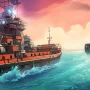 High Seas Hero это idle-RPG про военный корабль и роботов