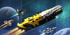 В Darkstar: Space Idle RPG игроки могут собрать флот дронов