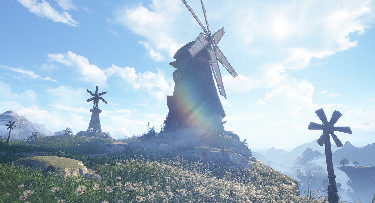 Находим все Whimstars в Infinity Nikki на локации «Windrider Mill»