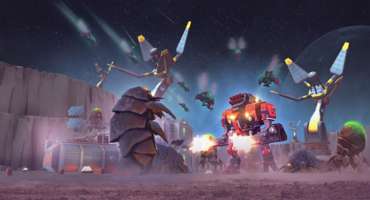 Конкурс: Получи мега-промокод для Mech vs Aliens: Битва Роботов за репост