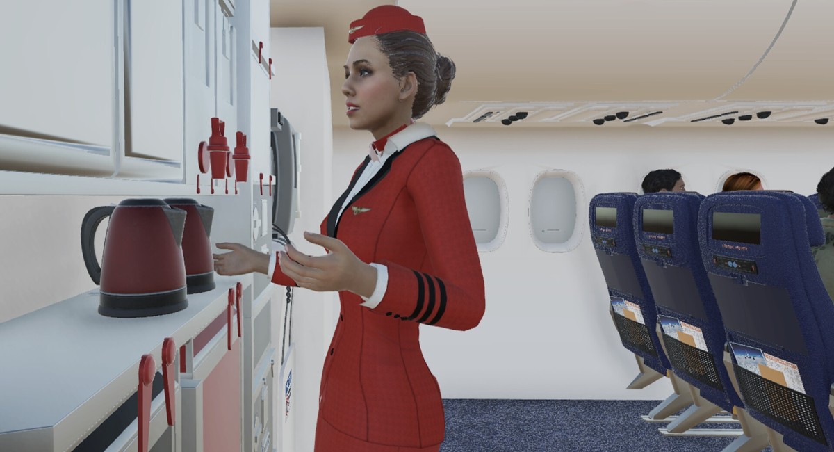 Симулятор стюардессы Cabin Crew Simulator скачали более 50 000 раз