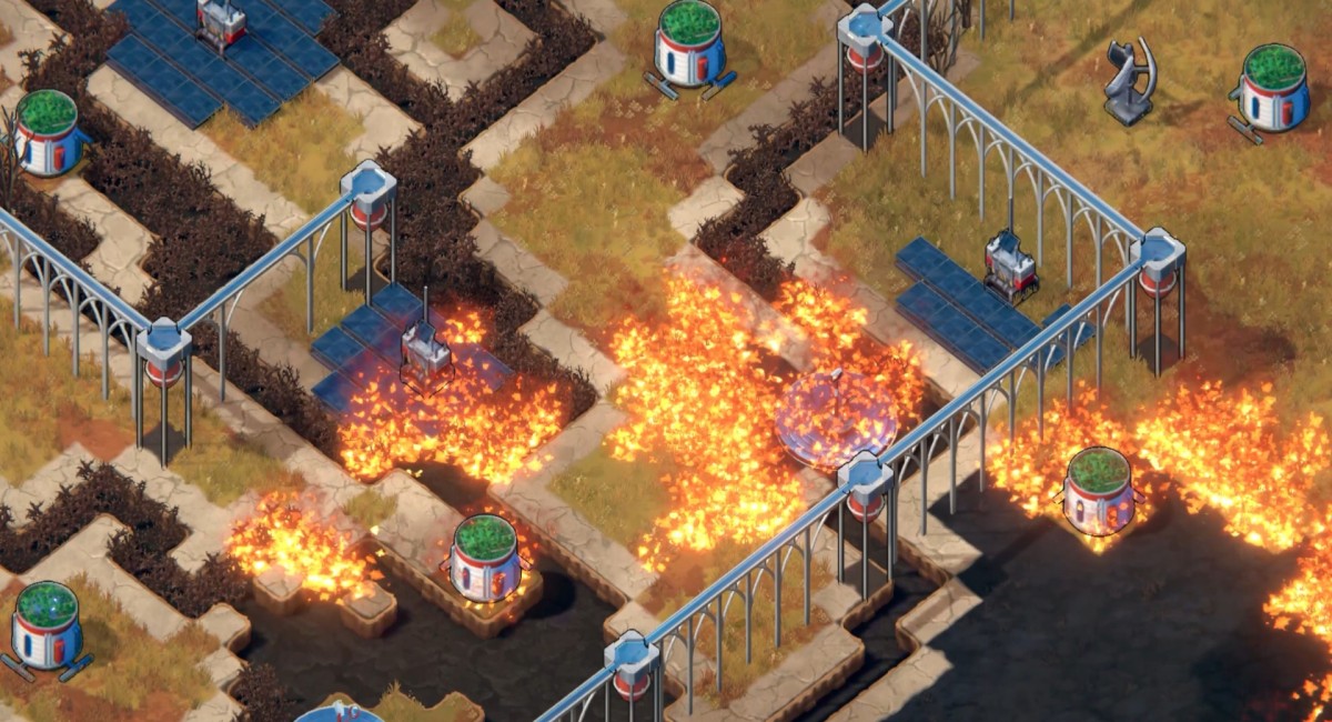 В Terra Nil добавили обновление «Сильная жара» с новым регионом и животными