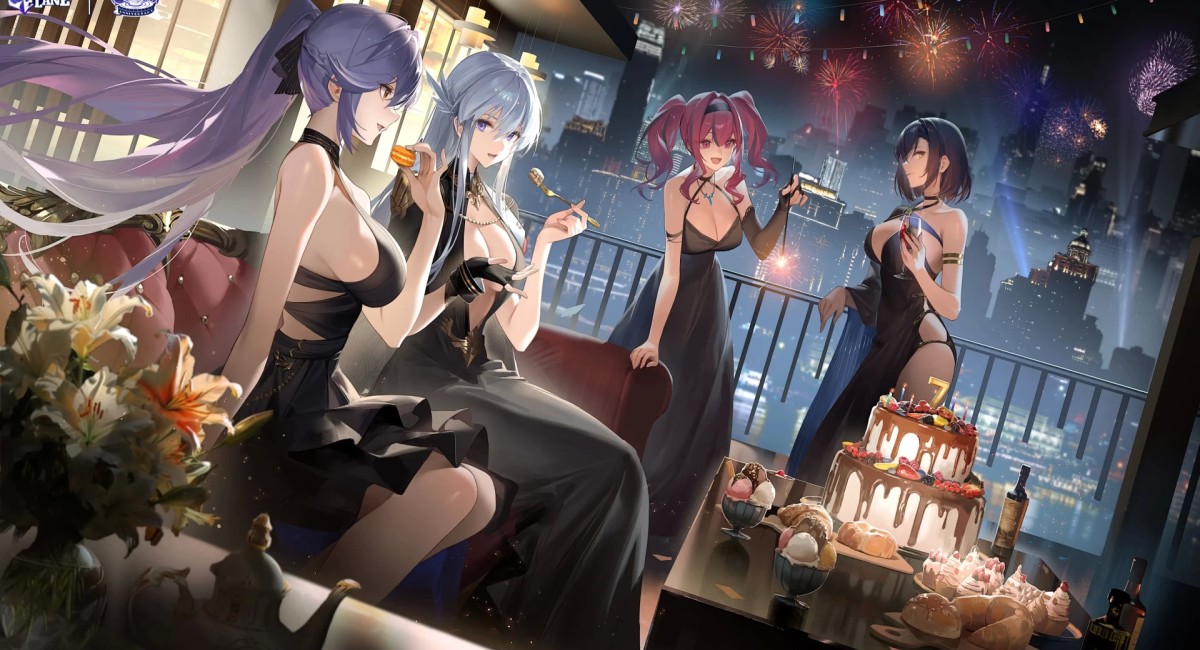 7-я годовщина Azur Lane и откровенные арты персонажей