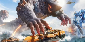 Гигантский меха-робот и кайдзю выясняют отношения в новой игре Legends of Titans