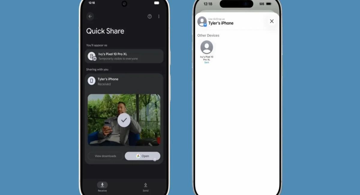 Владельцы Pixel 10 могут обмениваться файлами между Android и iPhone
