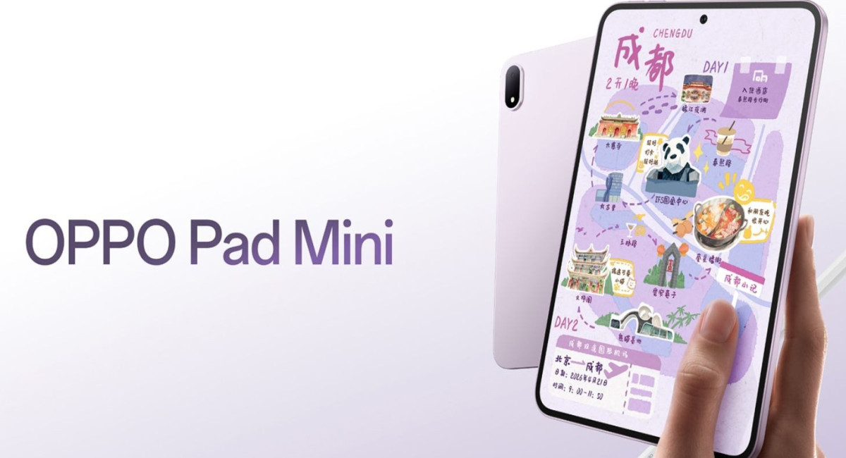 Миниатюрный планшет OPPO Pad Mini со Snapdragon 8 Gen 5 на борту показали в Китае