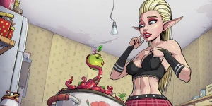 Студия «АниЛибрия» принимала участие в озвучке игры Souper Game про эльфийку и тролля